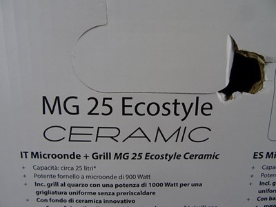 Los 51 - Mikrowelle Caso Design MG 25 Ecostyle Ceramic
