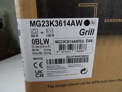 Los 53 - Mikrowelle Samsung MG23K3614AW/EG