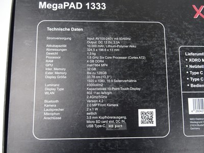 Los 109 - Tablet-PC Xoro MegaPad 1333 schwarz