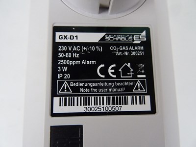 Los 209 - CO2-Messgerät Schabus Gas Alarm GX-D1