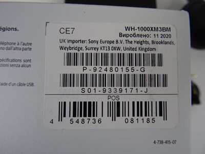 Los 22 - Kopfhörer Sony WH-1000X M3