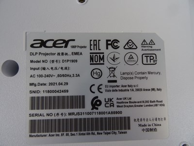 Los 265 - Beamer Acer H6541BDI