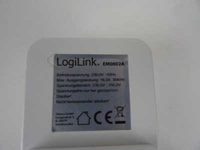 Los 307 - Strommessgeräte (2x) LogiLink Energiekosten Messgerät