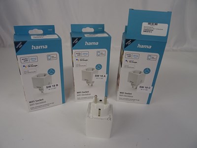 Los 334 - Strommessgeräte (3x) Hama WiFi-Steckdose