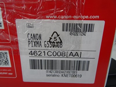 Los 362 - Drucker Canon Pixma G550