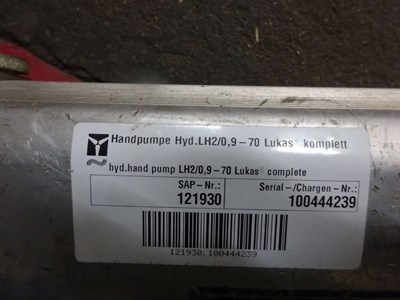 Los 1517 - Handpumpen (5x)