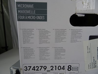 Los 45 - Mikrowelle Lidl/Silvercrest Kitchen Tools SMW 700 D3