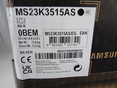 Los 47 - Mikrowelle Samsung MS23K3515AS/EG