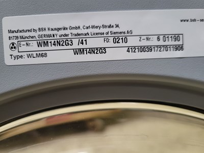 Los 15 - Waschmaschine