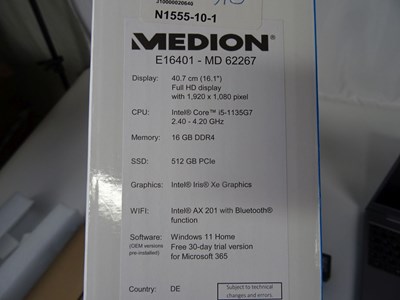 Los 66 - Notebook Medion Akoya E16401