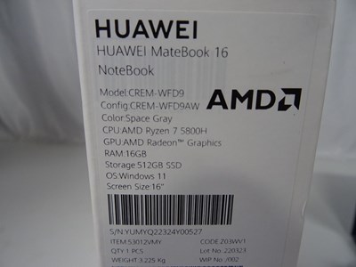 Los 72 - Notebook Huawei MateBook 16 silber
