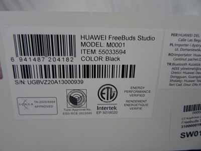 Los 151 - Kopf/Ohrhörer Huawei Freebuds Studio