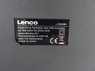 Los 194 - Plattenspieler Lenco L-3809BK