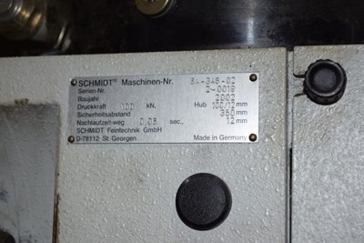 Los 328 - C-Ständer Presse SCHMIDT Feintechnik GmbH