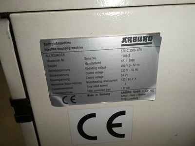 Los 1031 - Spritzgießmaschine ARBURG Allrounder 570C