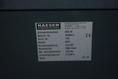 Los 3 - Kompressor KAESER ASD 40